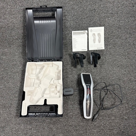 Philips Norelco Other - Philips Norelco Hairclipper 5100 HC5450/80 Men Silver Excellent Turbo DualCut